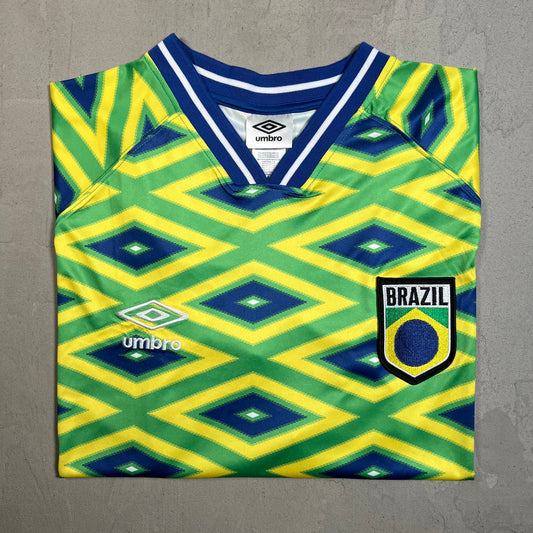 Umbro Brazil Soccer Jersey Size Large NEW v19572