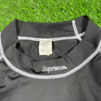 Supreme x Cessi Rash Guard Black Size Large USED x14834