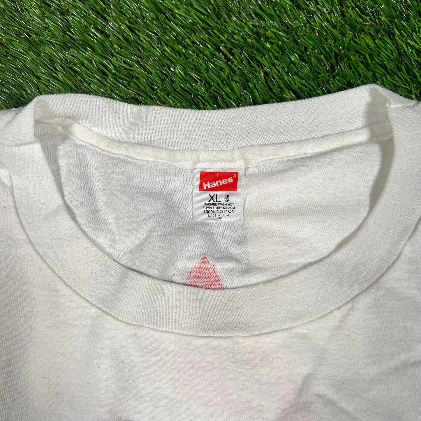 1989 New Edition Heat Wave Tour White Tee Size XL USED v18108