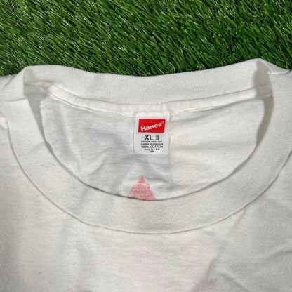 1989 New Edition Heat Wave Tour White Tee Size XL USED v18108