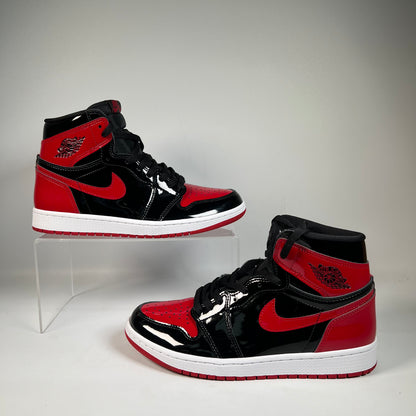 Jordan 1 Patent Bred (2021) Size 8.5 USED s22141