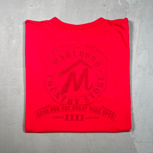 1990s Marlboro Red Pocket Tee Size XL USED v19182