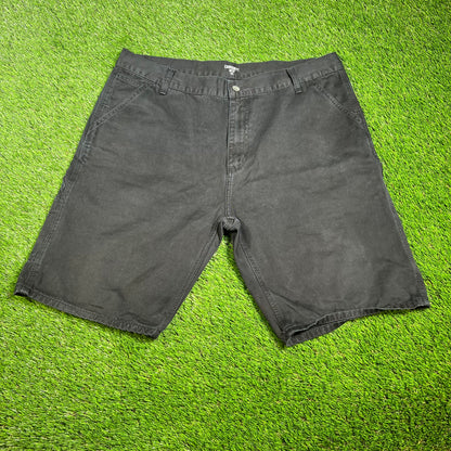 Carhartt WIP Black Shorts Size 36 USED v16567