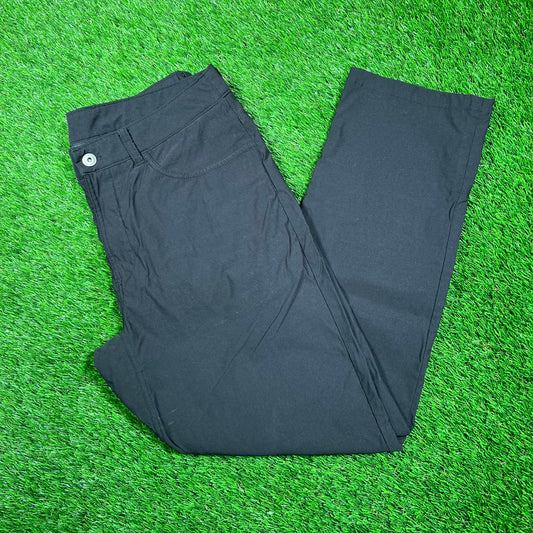 North Face Lightweight Black Hiking Pants Size 34 USED v18767