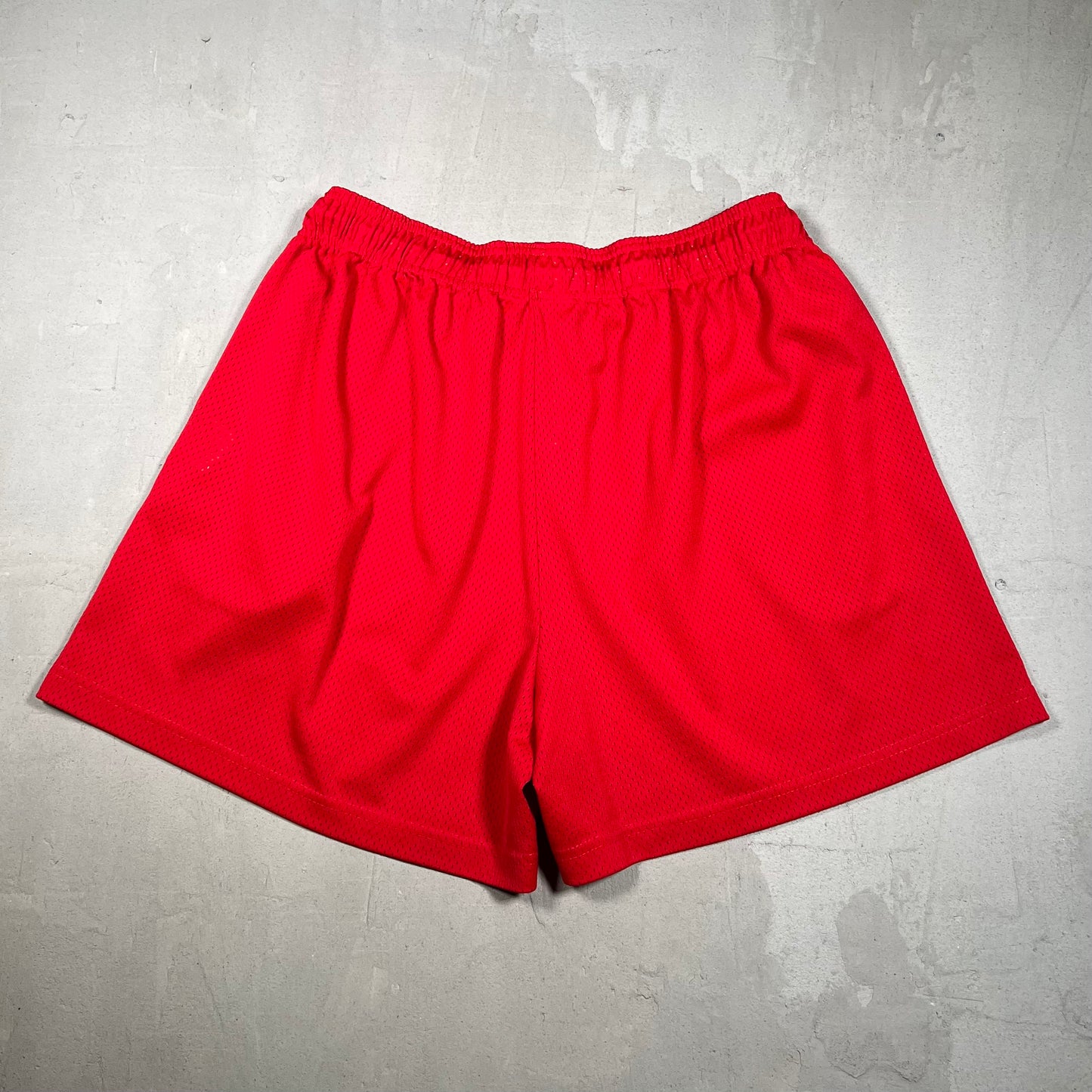 Eric Emanuel Red Shorts/Black Logo Size XXL USED x17321