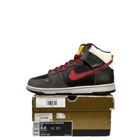 Nike SB Dunk High Bobba Fett 2008 Size 8.5 USED s3276