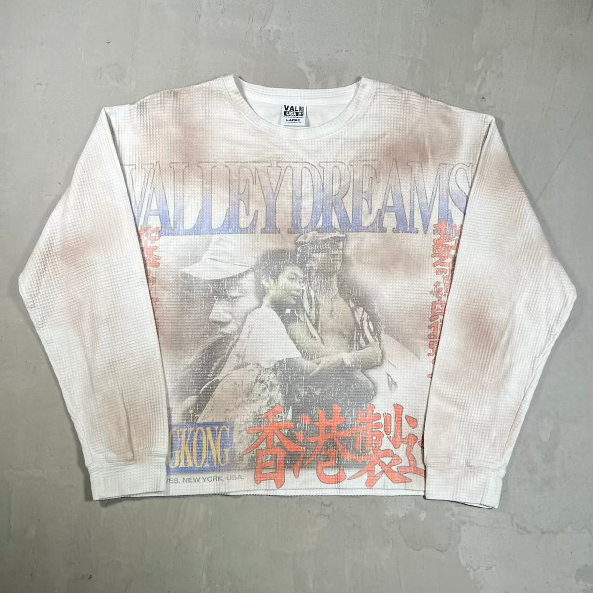 Vale Valley Dreams Hong Kong Waffle Thermal Size Large USED x18919
