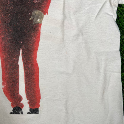 1993 Bobby Brown Tour White Tee Size Medium USED v18104