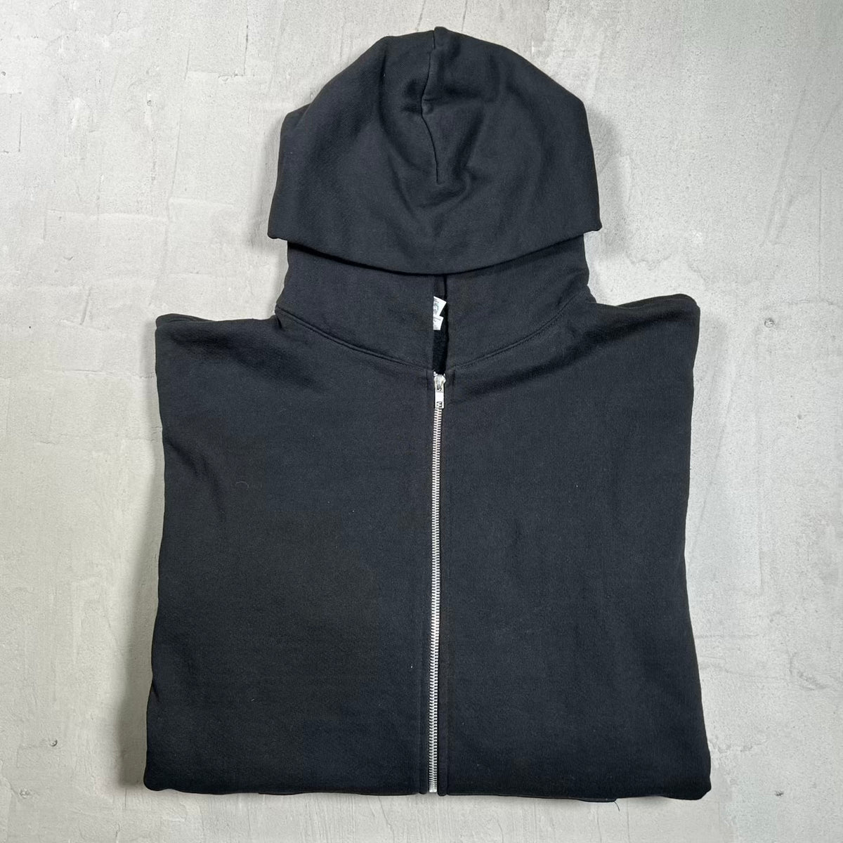 LA Aparel Black Blank Hoodie Size Large USED x18393