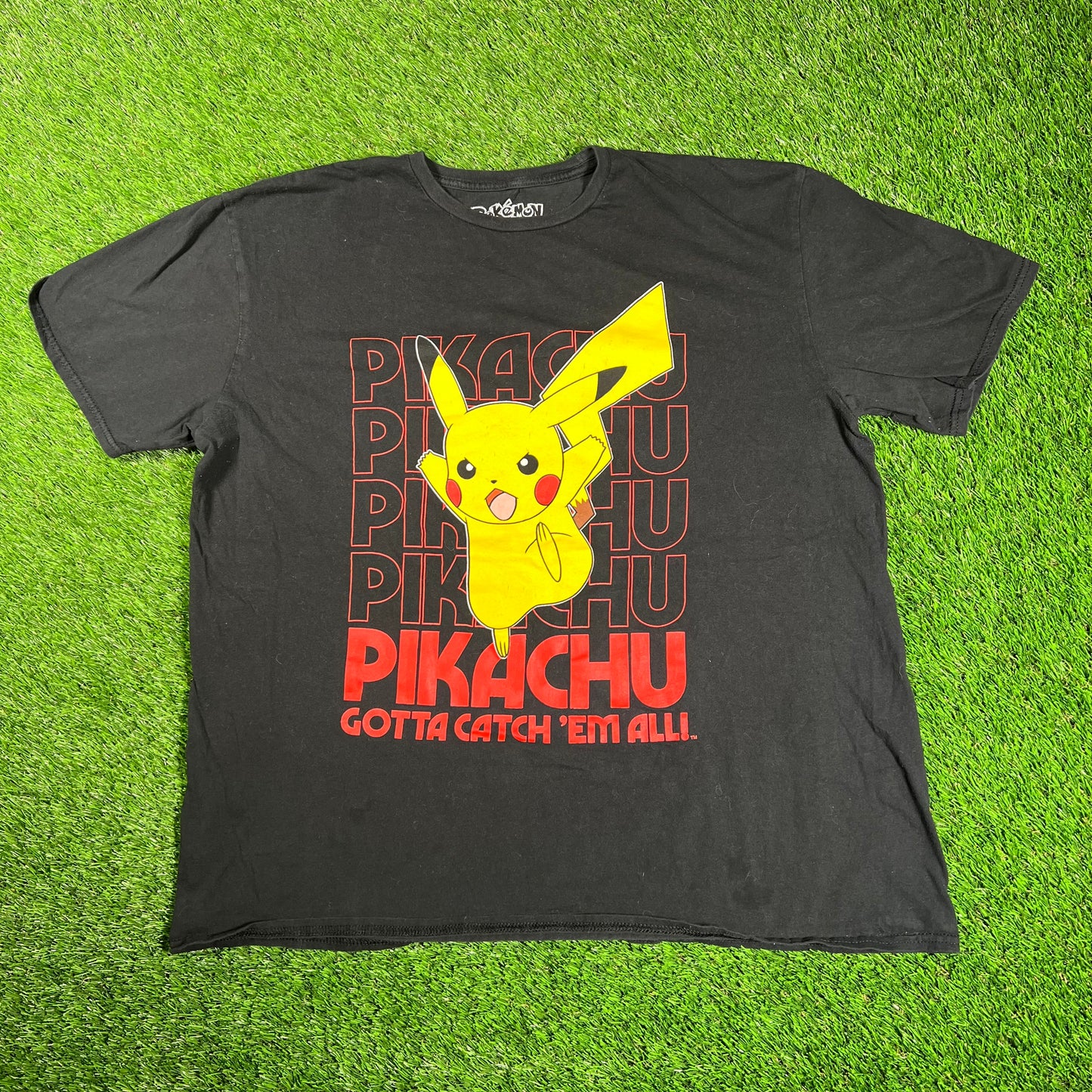 Pokemon Black Pikachu Tree Size XL USED v18239