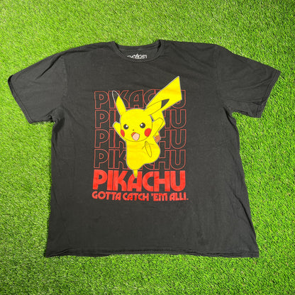 Pokemon Black Pikachu Tree Size XL USED v18239