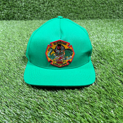 Supreme FDNY Engine 9 5 Panel Green Hat Size One Size NEW x14710