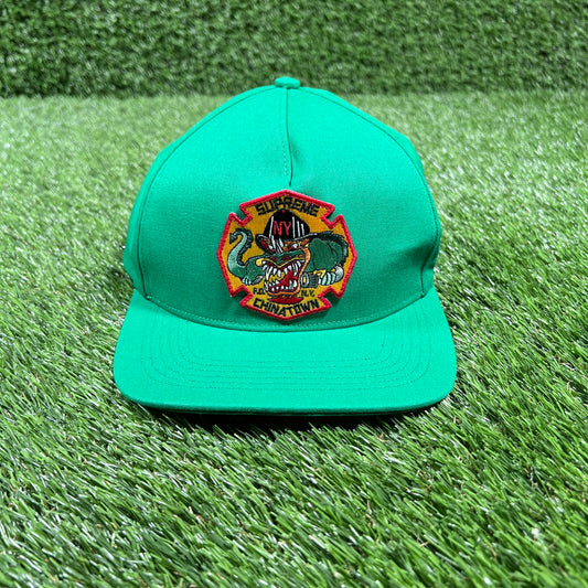 Supreme FDNY Engine 9 5 Panel Green Hat Size One Size NEW x14710