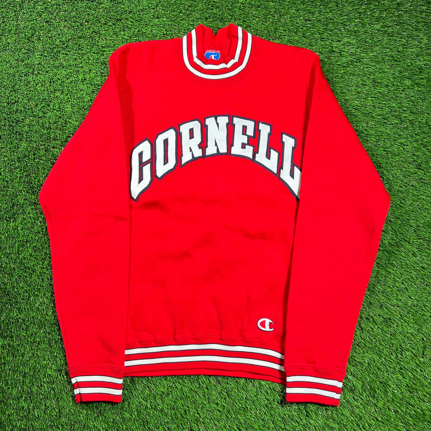 1980s Champion Cornell Red College Crewneck Size Medium USED v18425