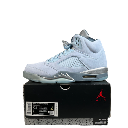 Jordan 5 Bluebird (2021) Size 9M/10.5W NEW s21744