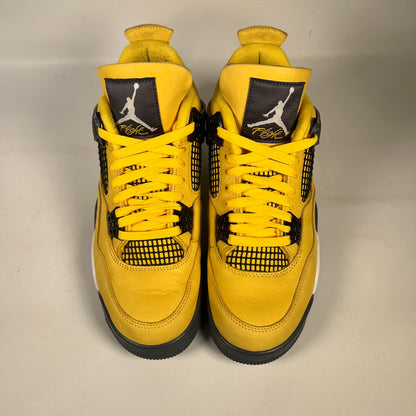 Jordan 4 Lightning (2021) Size 8.5 USED s21091
