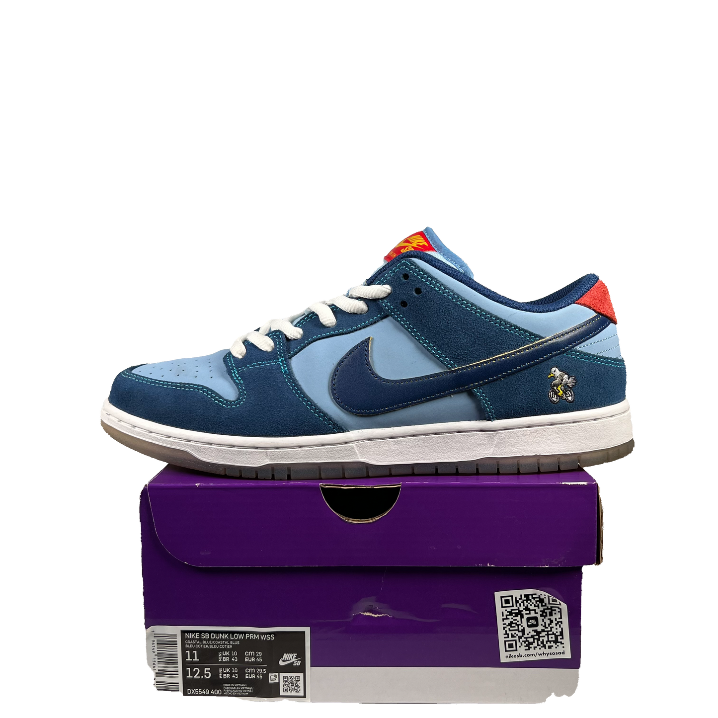 Nike SB Dunk Low Pro Why So Sad? (2022) Size 11 USED S19739