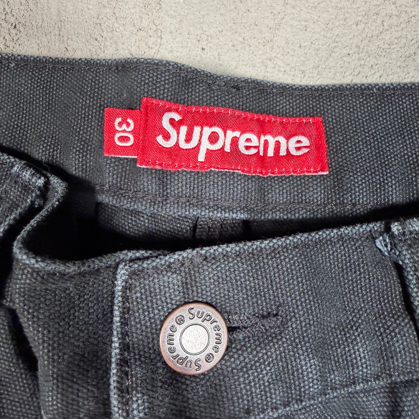 Supreme Black Paisley Studded Double Knee Painter Pant (2023) Size 30 NEW x16024