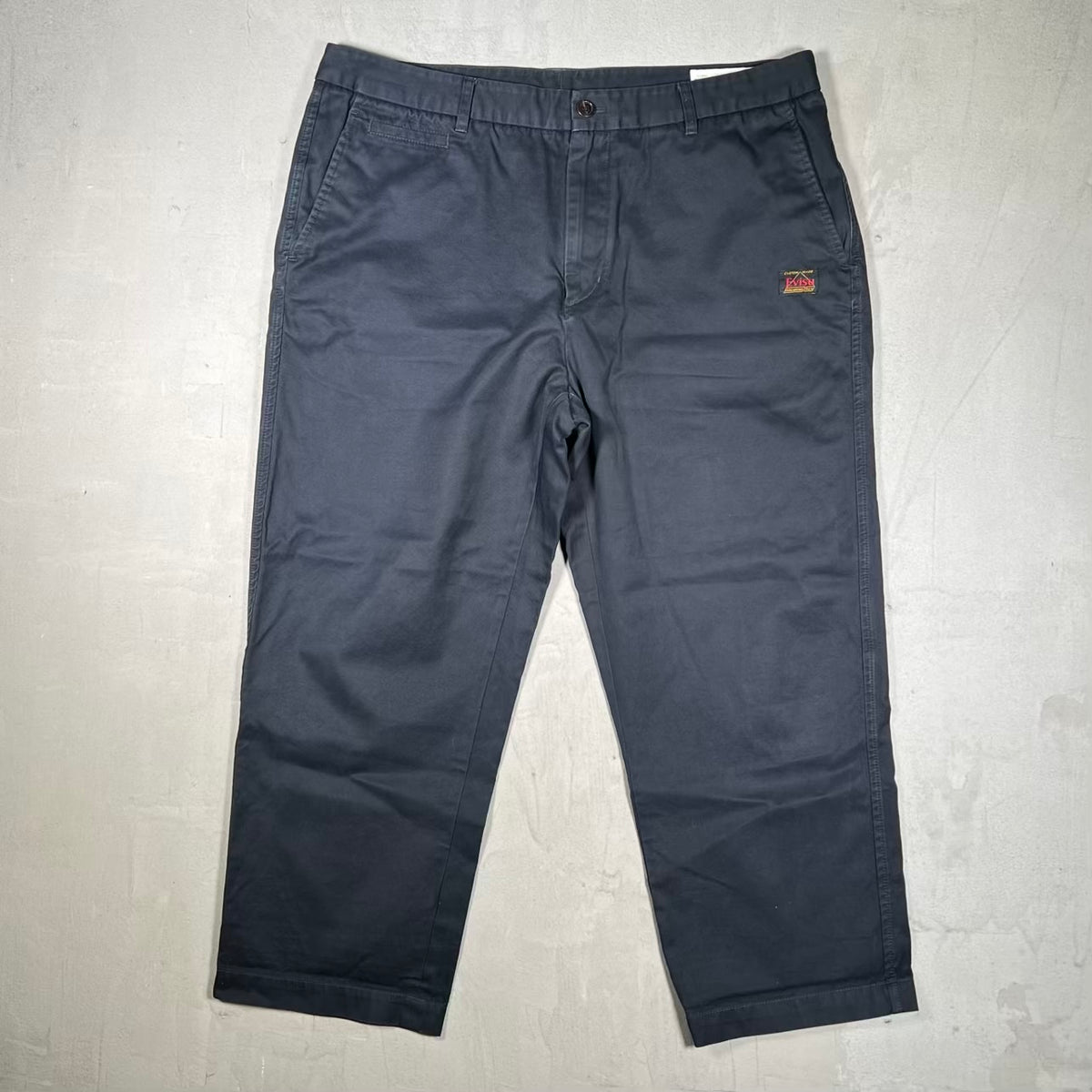 Evisu Stright Leg Black Pants Size 38 USED