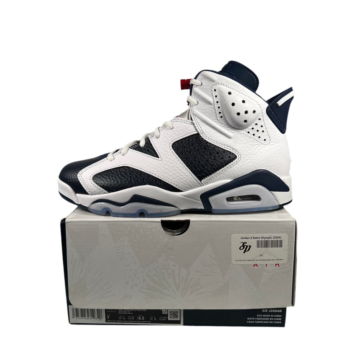 Jordan 6 Olympic (2024) Size 7 NEW s18934