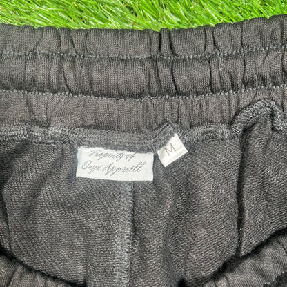 Silence Onyx Apparel Black VVS Rhinestone Shorts Size Medium USED x15268