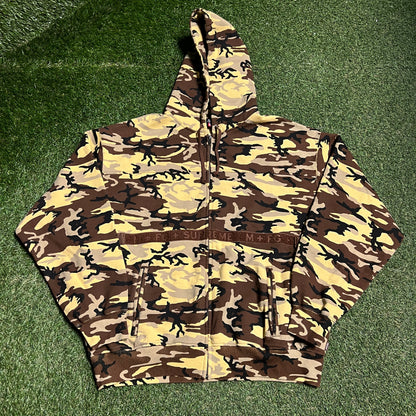 Supreme Marithe Francois Girbaud Zip Camo Hoodie Size XL NEW x14216