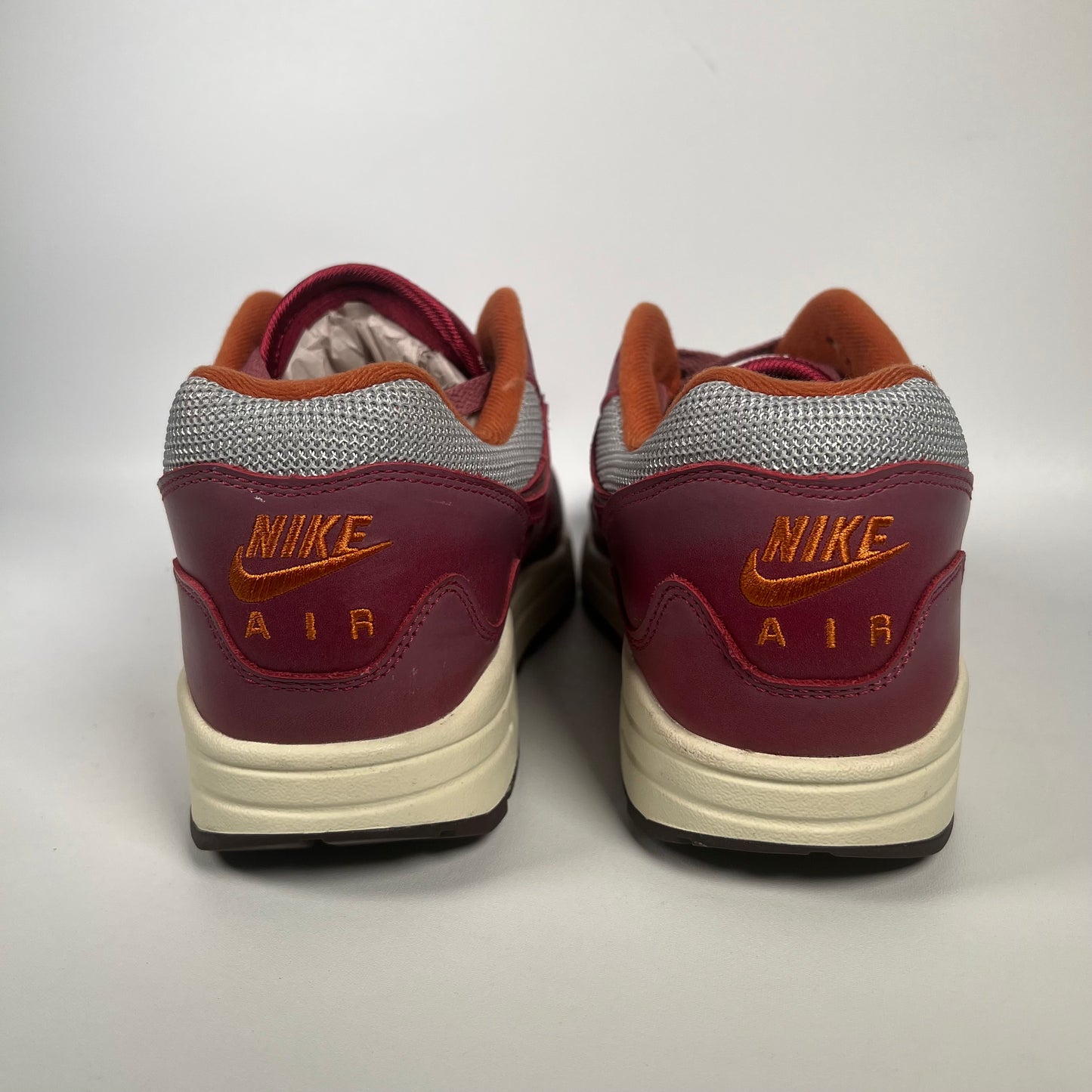 Nike Air Max 1 Patta Waves Rush Maroon (2021) Size 11 USED s17960