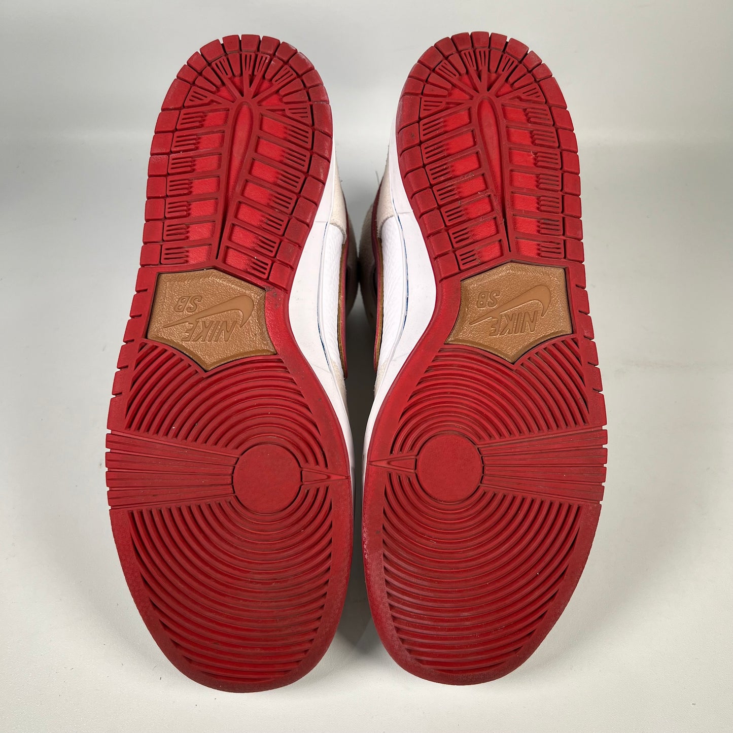 Nike SB Dunk High Sail Bright Crimson (2020) Size 10 USED s20214