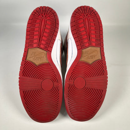 Nike SB Dunk High Sail Bright Crimson (2020) Size 10 USED s20214