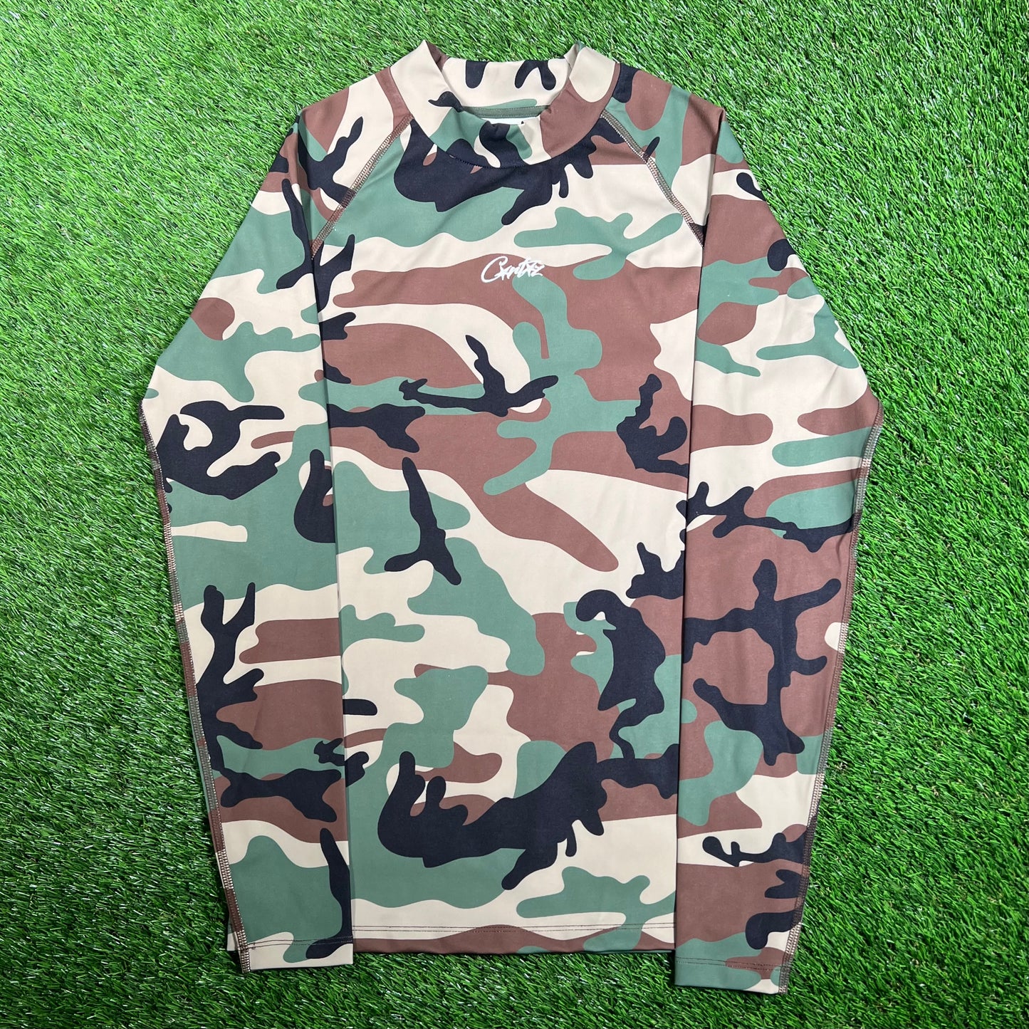 Corteiz Camo Longsleeve Shirt Size Medium USED x13400