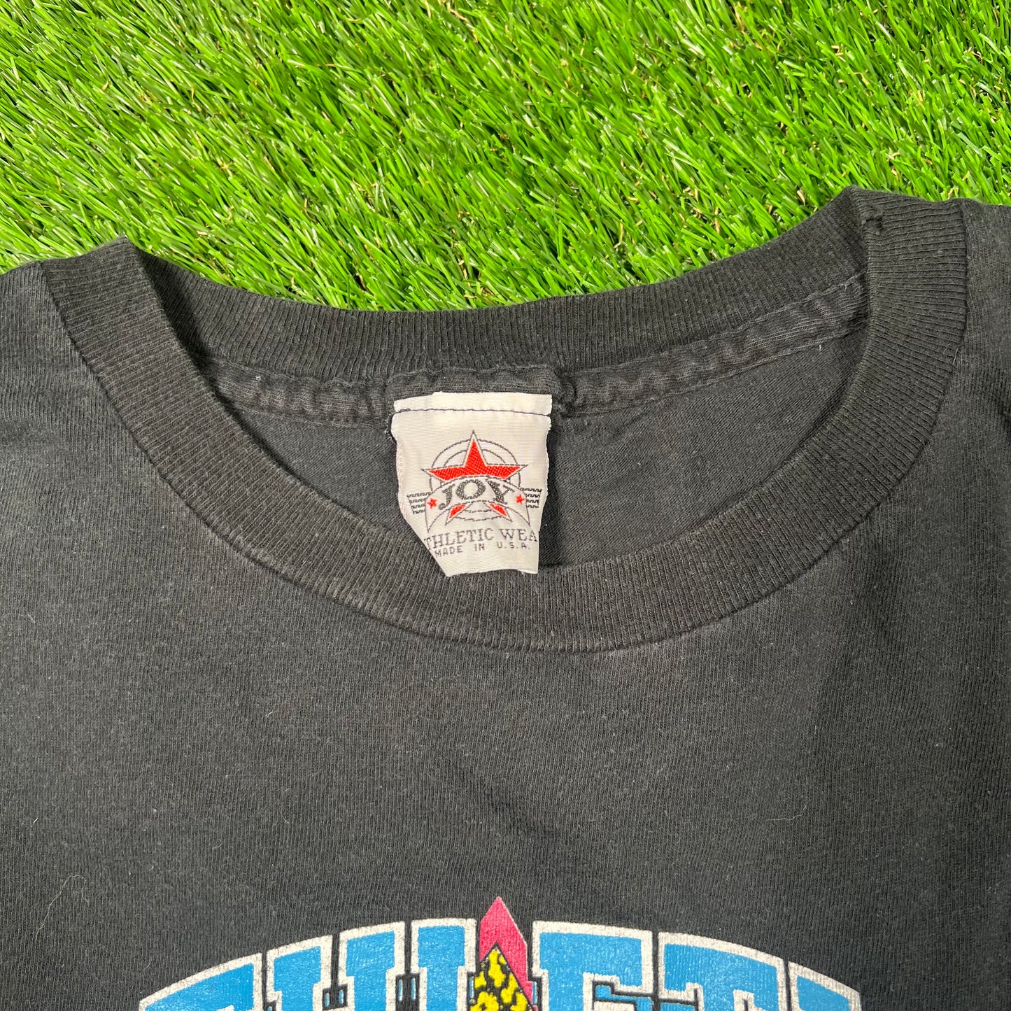 1990s Betty Boop Athletic Department Black Tee Size XL USED v18722