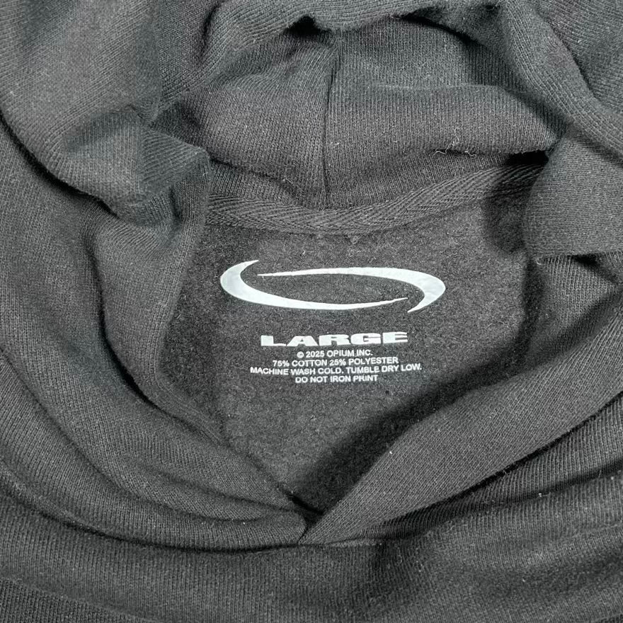 Playboi Carti Antagonist Tour 2.0 Black Hoodie Size Large USED x18648