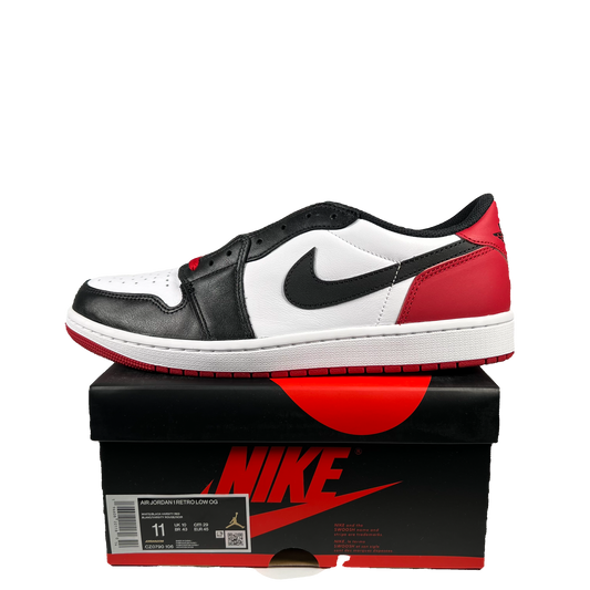 Jordan 1 Low Black Toe (2023) Size 11 NEW s19244
