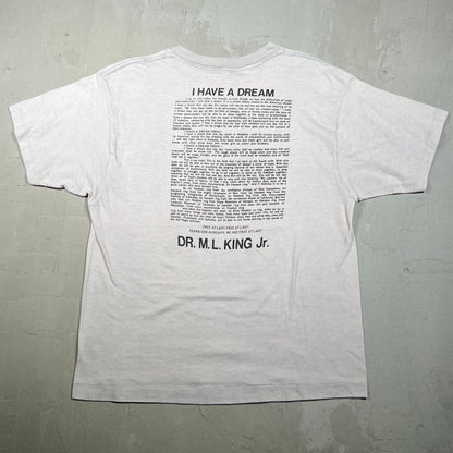 1986 Martin Luther King "Dream Speech" Art Tee Size Large USED v18958