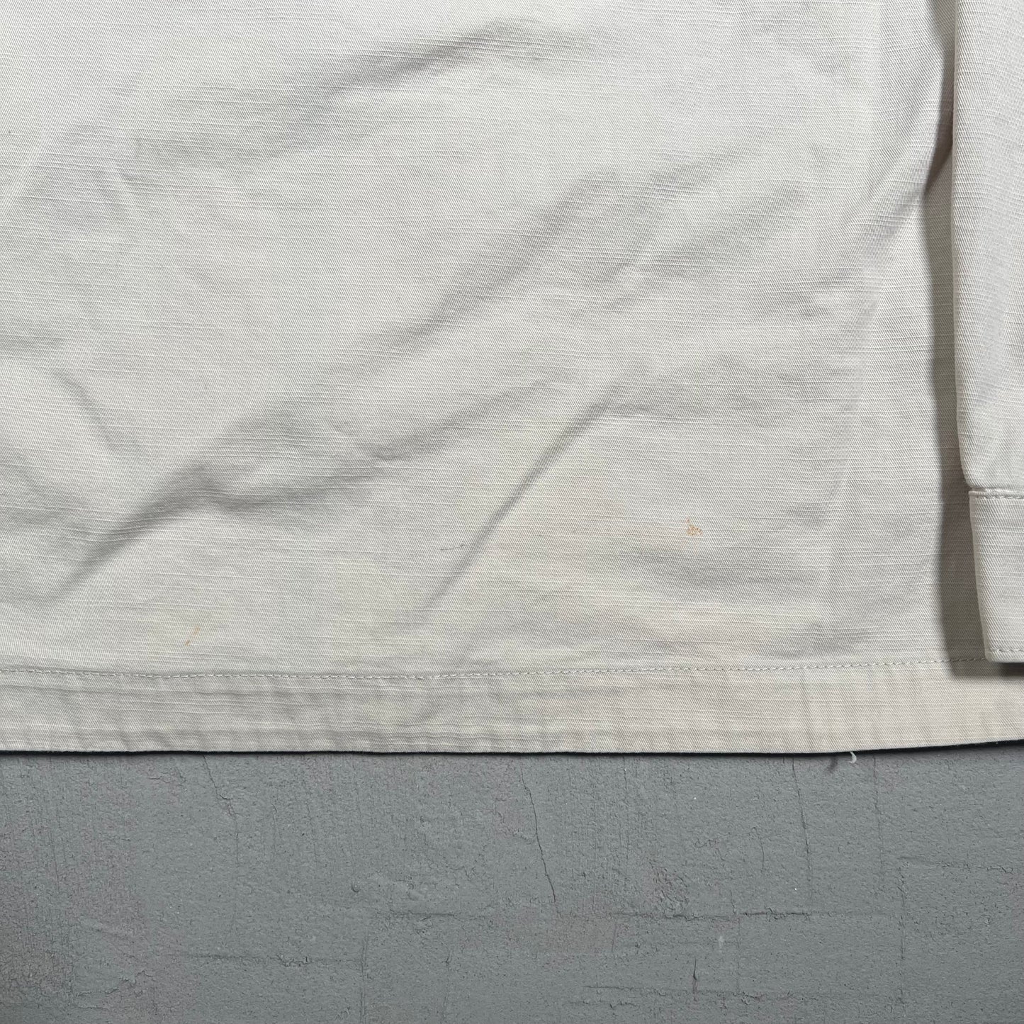 Stone Island Cream Cargo Zip Up Light Jacket Size XL USED x17368