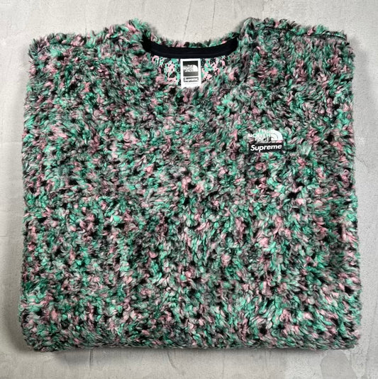 Supreme North Face High Pile Fleece Longsleeve Multicolor (2023) Size Large NEW x18426