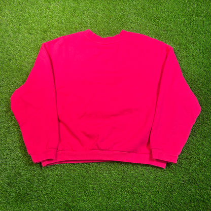 Hidden Season Pink "Athletics" Crewneck Size Medium USED x16833