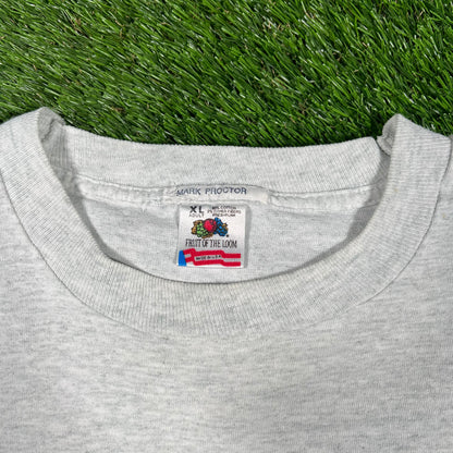 1990s Echo Lake Light Grey Tee Size XL USED v17337