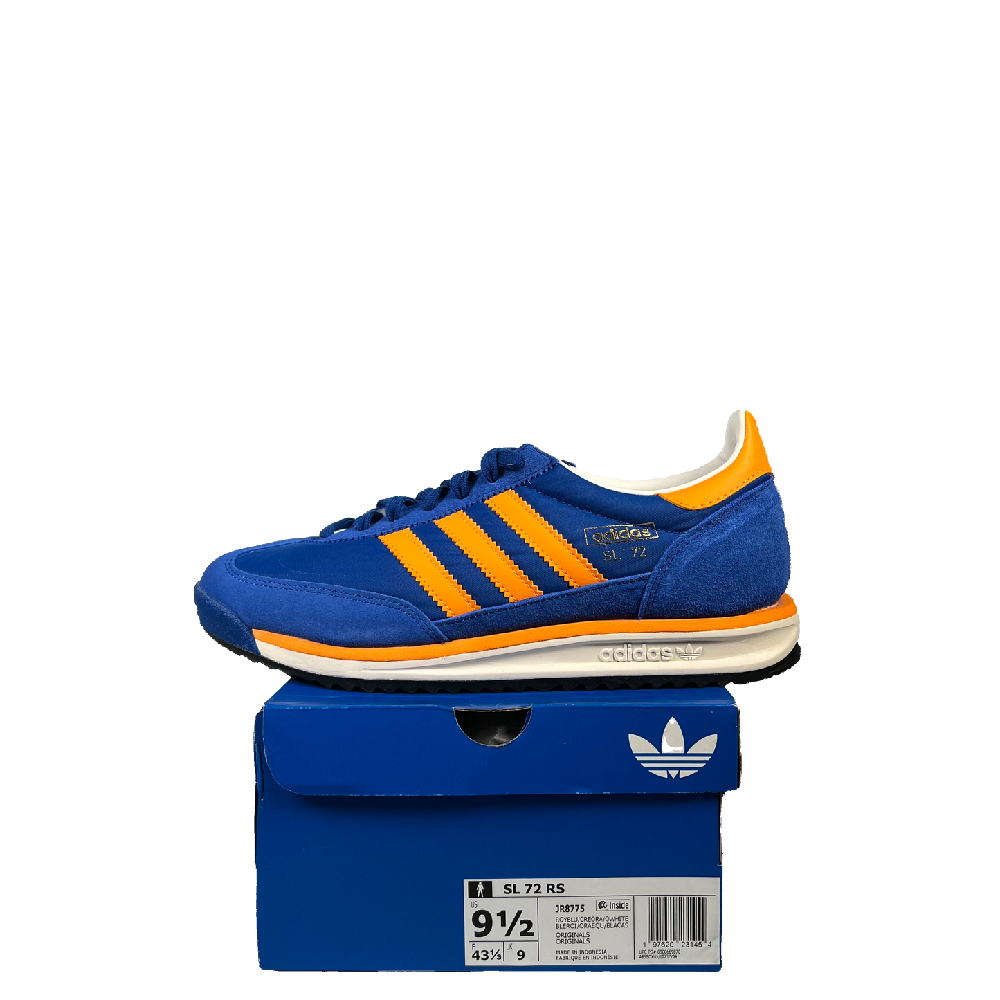 Adidas SL 72 RS Royal Blue Crew Orange Off White (2025) Size 9.5 NEW s20885