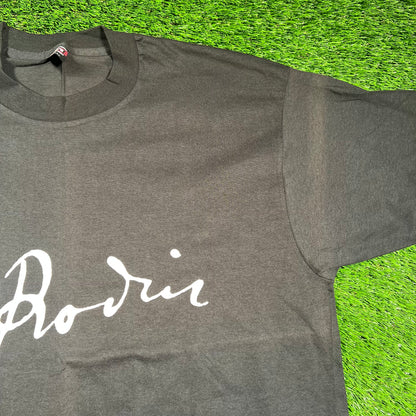 1980's Robin Art Black Tee Size XL USED v18393