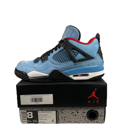 Jordan 4 Travis Scott CJ Size 8 USED s17089