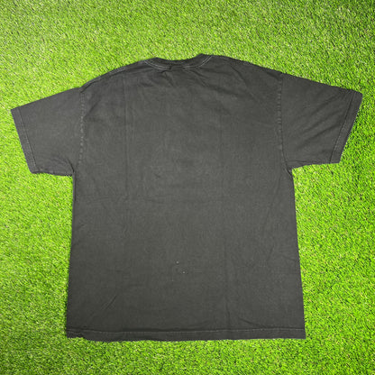 Y2K Miami Vice Promo Black Tee Size XL USED v17119
