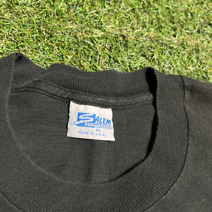 1988 Phil Simms Salem Sports Black Tee Size XL USED v16300