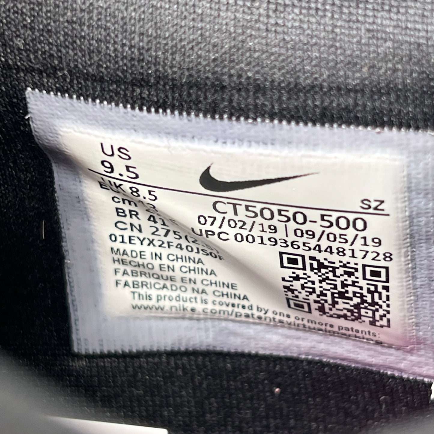 Nike Dunk Low Viotech (2019) Size 9.5 USED s18133