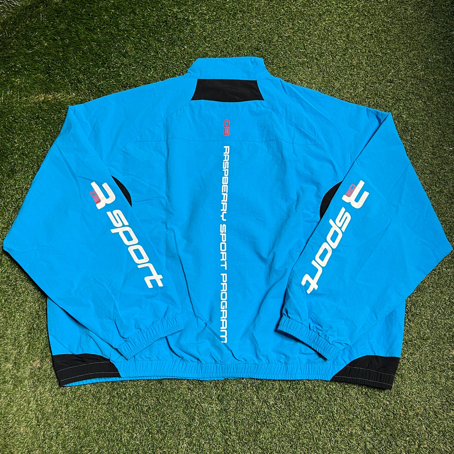 GV Gallery R Sport Bermuda Blue Track Jacket Size Medium NEW x13963