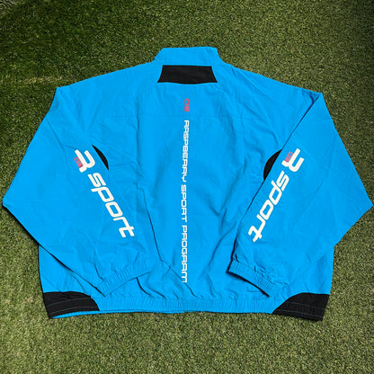 GV Gallery R Sport Bermuda Blue Track Jacket Size Medium NEW x13963