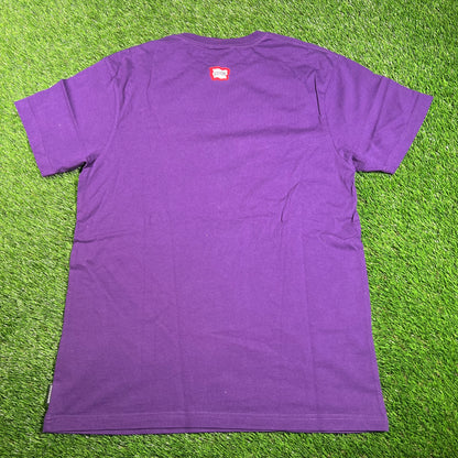 IceCream Sad Come Purple Tee Size Large USED x16002