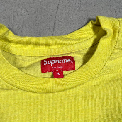 Supreme Pocket Yellow Longsleeve Size Medium USED x17637