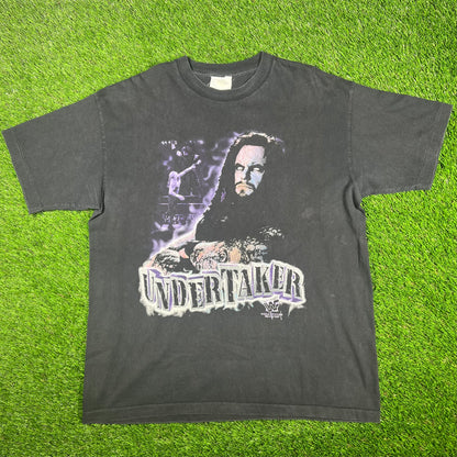 1997 Undertaker "Death Becomes Me!" Black Tee Size XL USED v17084