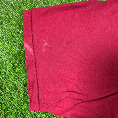 1996 San Francisco 49ers Maroon Logo Tee Size XL USED v16820